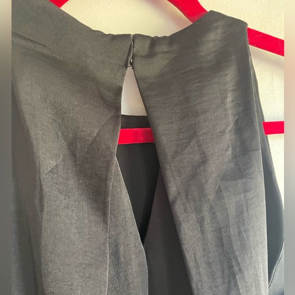 Mango High Neck Sleeveless Black A Line Dress Size XS - Picture 4 of 5